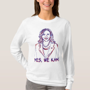 Ja, wij Kam! Verkiezingen Kamala Harris 2024 T-shirt