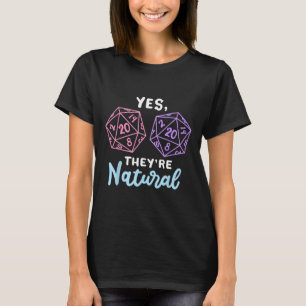 Ja Ze Zijn Natuurlijk 20 D20 Dobbelstenen Grappige T-shirt