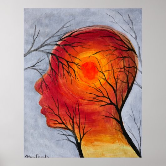 Jaag de innerlijke zon na poster (Voorkant)