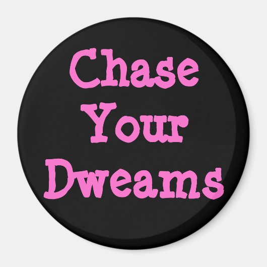 Jaag je dromen na magneet (Voorkant)