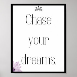 Jaag je dromen na, Quote Poster