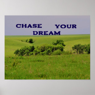 Jaag je droom Motivatie Poster