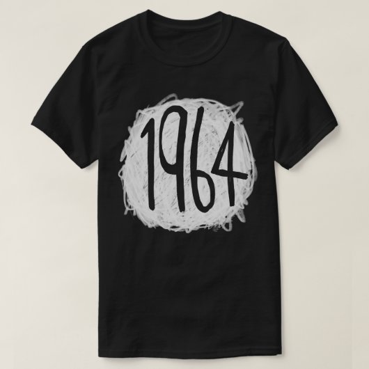 Jaar 1964 t-shirt (Design voorkant)