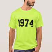 Jaar 1974 t-shirt (Voorkant)
