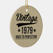 jaar 1979 tot perfecte keramisch ornament (Rechts)