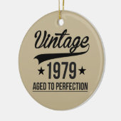 jaar 1979 tot perfecte keramisch ornament (Links)