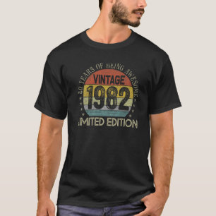 jaar 1982: 40 jaar Geweldige retrozon T-shirt