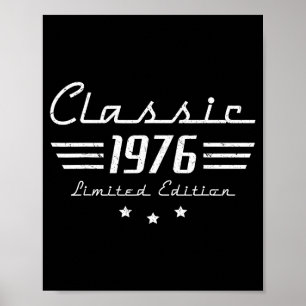 Jaar 50 Oude Vintage Klassieker Poster