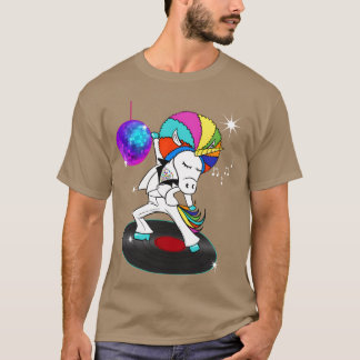 Jaar 80 70 Vintage Eenhoorn Disco vriend T-shirt