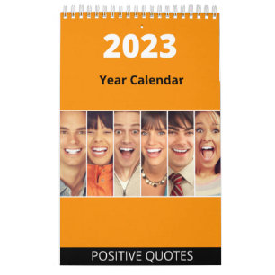 Jaar Agenda 2023 met positieve levensoffertes Kalender