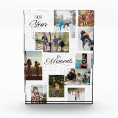 Jaar in Momenten Fotogalerij Collage Keepsake Fotoblokken (Voorkant)