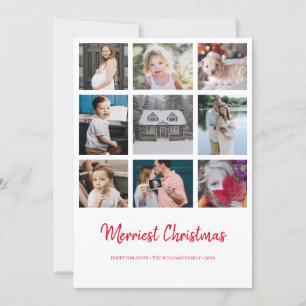 Jaar in Review 9 Foto Merry kerstkaart Kaart