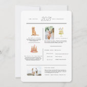 Jaar in Review Fun Facts Family Edition Red Kaart (Achterkant)