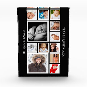 Jaar in Review Unieke Aangepaste Gepersonaliseerde Fotoblokken