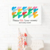  Jaar Lever-Verjaardag Partij Spandoek (Insitu)