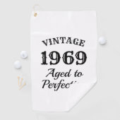  jaar met perfectie Birthday golfcadeau Golfhanddoek (Insitu)