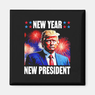 Jaar Nieuw President Trump 2024 Magneet