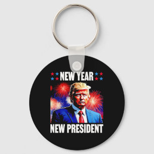 Jaar Nieuw President Trump 2024 Sleutelhanger