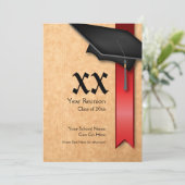  jaar Rood Klasse Uitnodiging tot reünie (Staand voorkant)