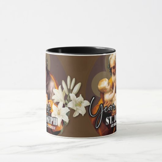 JAAR ST. JOSEPH CATHOLIC PERSONALIZED MOK (Midden)