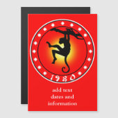 Jaar van de aap 1980 (Voorkant / Achterkant)