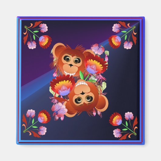 Jaar van de Aap Magneet (Voorkant)