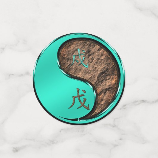 Jaar van de Aarde Hond Confetti (Kleine voorkant)