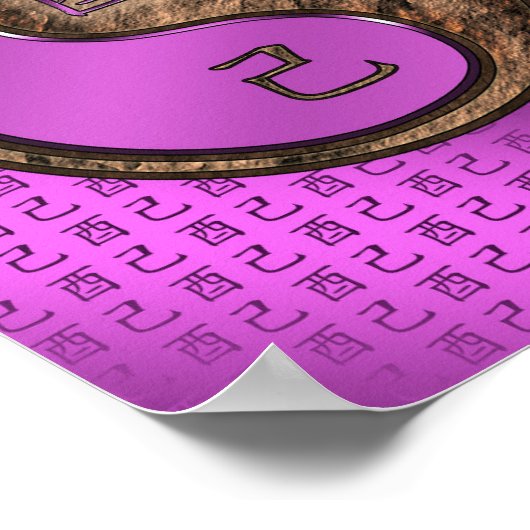 Jaar van de Aarde Rooster Poster (Hoek)