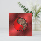 Jaar van de Aarde Tijger Kaart (Staand voorkant)