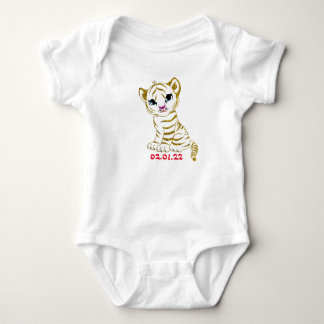 Jaar van de Baby van de Tiger Baby Romper