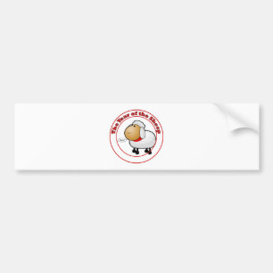 Jaar van de Cartoon schapen Bumpersticker