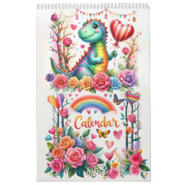 Jaar van de Dinosaurus: een Waterverf reiskalender Kalender