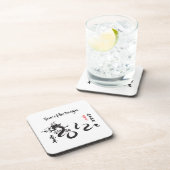 Jaar van de draak 2012 - Chinees nieuwjaar Drankjes Onderzetter (Rechterzijde)
