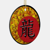 Jaar van de draak: 2012 keramisch ornament (Rechts)