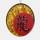 Jaar van de draak: 2012 keramisch ornament (Links)