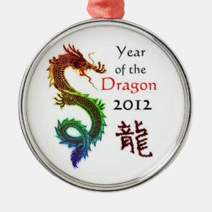 Jaar van de draak 2012 Ornament
