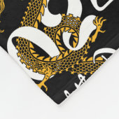 Jaar van de Draak 2024 Chinese dierenriem Fleece Deken (Hoek)