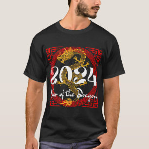Jaar van de Draak 2024 Chinese dierenriem T-shirt