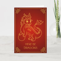 Jaar van de Draak 2024 Chinese Zodiakus Blank