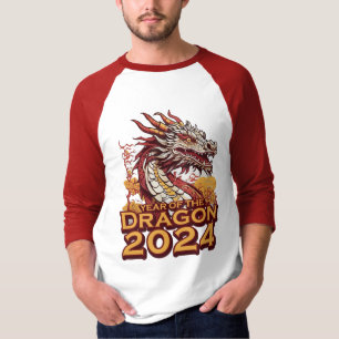 Jaar van de draak 2024 Mannen Shirt