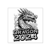 Jaar van de draak 2024 	rubberstempel (Afrduk)