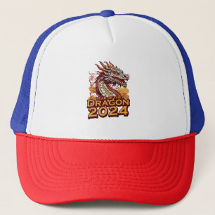 Jaar van de draak 2024 trucker pet