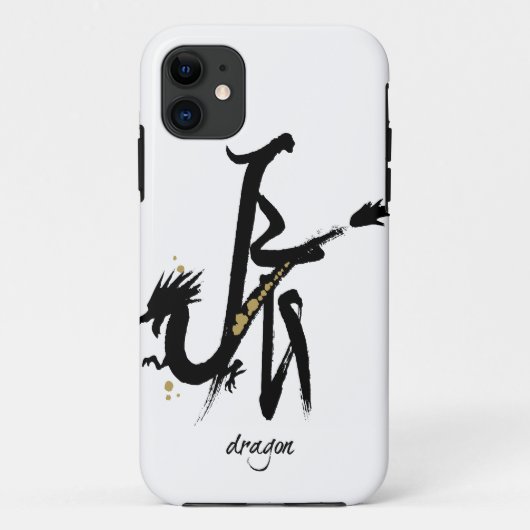 Jaar van de draak - Chinese dierentuin Case-Mate iPhone Case (Achterkant)