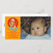 Jaar van de Draak Feestdagenkaart (Voorkant / Achterkant)