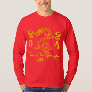 Jaar van de Draak Goud T-shirt
