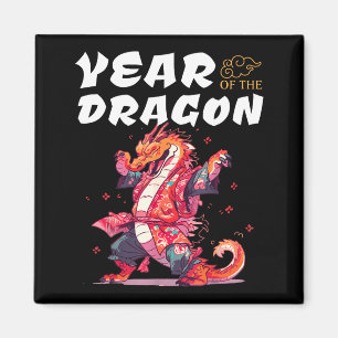 Jaar Van De Draak Grappige Draken Chinese Dierenri Magneet