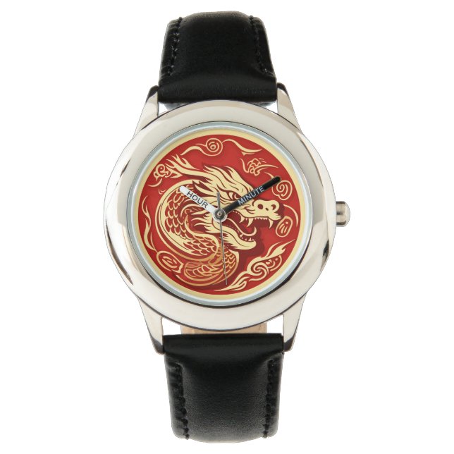 Jaar van de draak horloge (Voorkant)