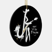 Jaar van de Draak Keramisch Ornament (Rechts)