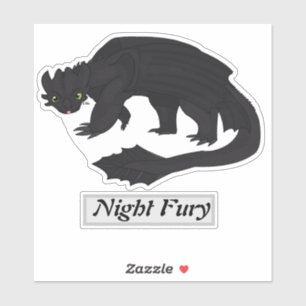 Jaar van de Draak: Night Fury Sticker