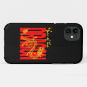 Jaar van de Draak Rood Goud Case-Mate iPhone Case (Achterkant (horizontaal))